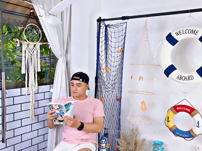 Concept biển chill với chim hải âu "biết bay" theo gió [2025 - Tâm Nguyễn Decor] CC-BIEN-2503