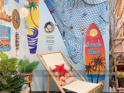 Concept Decor Biển × Tropical – Góc Chill Mùa Hè Đầy Cảm Hứng [2024 - Tâm Nguyễn Decor] CC-BIEN-2401