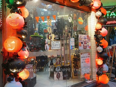 Cổng chào bí ngô Halloween ấn tượng [2024 - Tâm Nguyễn Decor] CC-HLW-2402