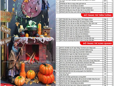 Concept phù thuỷ bên lò sưởi Halloween [2024 - Tâm Nguyễn Decor] CC-HLW-2403