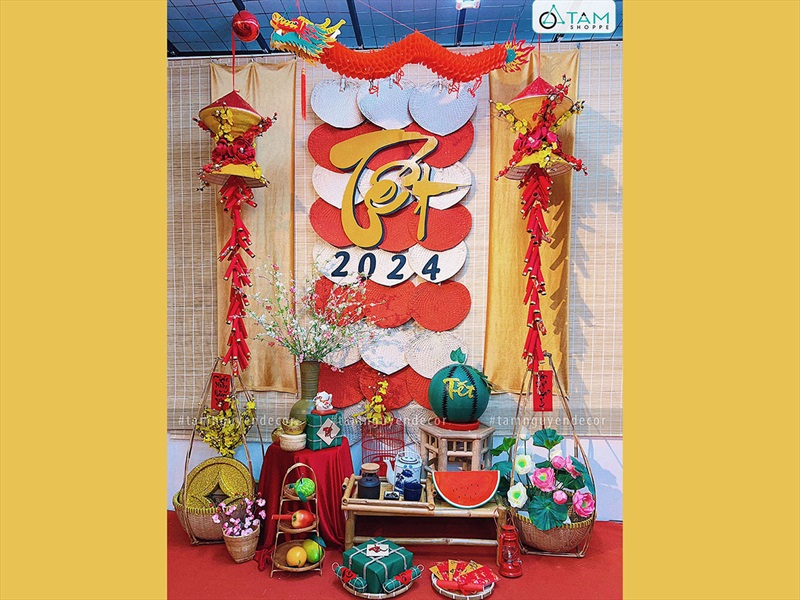 Backdrop Tết chủ đề 