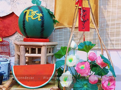 Backdrop Tết chủ đề 