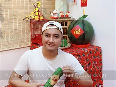 Decor góc chill Tết nhỏ xinh với Rồng [2024 - Tâm Nguyễn Decor] CC-TET-2402