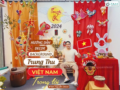 Background Trung thu chủ đề 