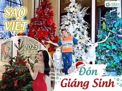 Sao Việt nô nức trang trí Giáng sinh và check-in tại nhà 2023