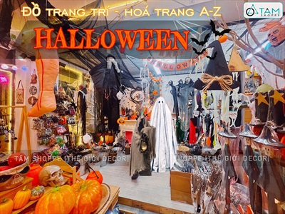 Phá đảo Tâm Shoppe - Thế giới Decor: Địa điểm bán đồ trang trí hóa trang Halloween Hot nhất Sài Gòn 2022