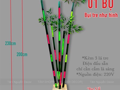 Bụi tre Trung thu đèn Led - Một góc nhà sáng rực, gọi cả tuổi thơ về [2026 - Tâm Nguyễn Decor] CC-TRUNGTHU-2602