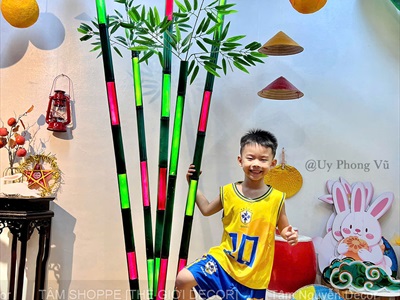 Bụi tre Trung thu đèn Led - Một góc nhà sáng rực, gọi cả tuổi thơ về [2026 - Tâm Nguyễn Decor] CC-TRUNGTHU-2602