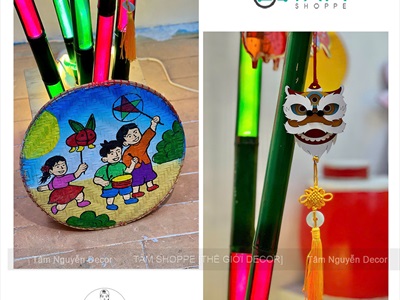 Bụi tre Trung thu đèn Led - Một góc nhà sáng rực, gọi cả tuổi thơ về [2026 - Tâm Nguyễn Decor] CC-TRUNGTHU-2602