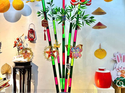 Bụi tre Trung thu đèn Led - Một góc nhà sáng rực, gọi cả tuổi thơ về [2026 - Tâm Nguyễn Decor] CC-TRUNGTHU-2602