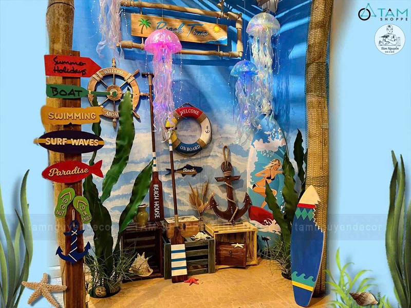 Concept Decor “Beach Time” - Mang Cả Đại Dương Về Nhà [2026 - Tâm Nguyễn Decor] CC-BIEN-2605