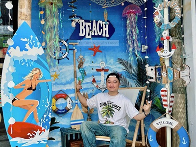 Concept decor "BEACH WAY" - Biến một góc nhỏ thành trạm dừng bên bờ biển [2026 - Tâm Nguyễn Decor] CC-BIEN-2609