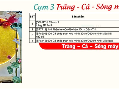 Concept decor Trung thu 