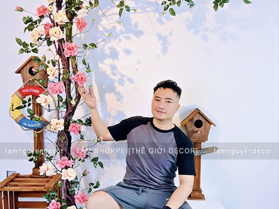 Concept Decor Giàn Hồng Leo Kiểu Pháp Vintage – Lãng Mạn & Tinh Tế [2025 - Tâm Nguyễn Decor] CC-HOAGIA-02