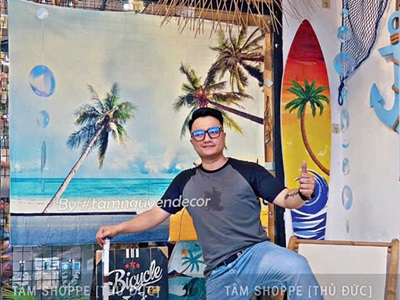 Concept Góc Ghế Bãi Biển Thư Giãn “Hello Summer” [2024 - Tâm Nguyễn Decor] CC-BIEN-2402