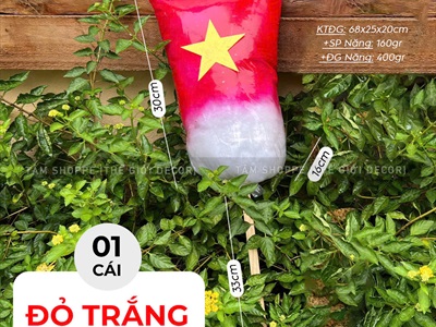 Quầy kẹo bông gòn yêu nước tại Khoai Lang Nướng [2025 - Tâm Nguyễn Decor] CC-KHAC-10