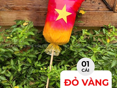 Quầy kẹo bông gòn yêu nước tại Khoai Lang Nướng [2025 - Tâm Nguyễn Decor] CC-KHAC-10