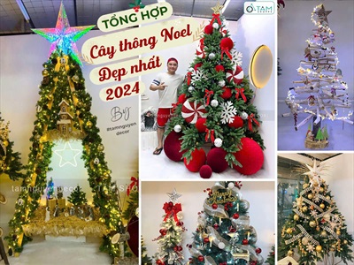 Tham khảo ý tưởng và bắt trend liền tay qua những mẫu cây thông Noel trang trí đẹp nhất 2024 thực hiện bởi Tâm Nguyễn Decor