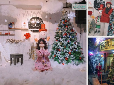 Lộ diện các quán cafe trang trí Giáng sinh đẹp nhất Sài Gòn 2017