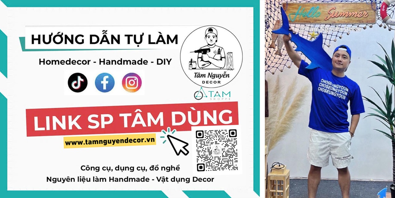 CÔNG CỤ, DỤNG CỤ - NGUYÊN LIỆU, PHỤ KIỆN TÂM DÙNG LÀM HANDMADE DIY