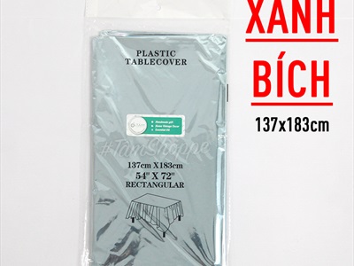 Khăn trải bàn plastic bắt sáng 137x183cm KTBA-PLASTIC