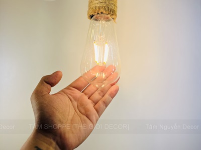 Bóng đèn sợi Led kiểu Edison decor [Vàng ấm - Nhiều kiểu] BONGDEN-04