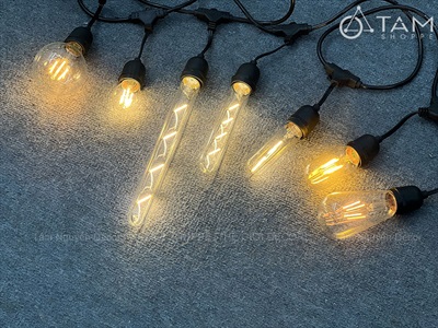 Bóng đèn sợi Led kiểu Edison decor [Vàng ấm - Nhiều kiểu] BONGDEN-04