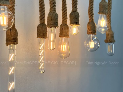 Bóng đèn sợi Led kiểu Edison decor [Vàng ấm - Nhiều kiểu] BONGDEN-04
