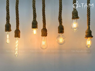 Bóng đèn sợi Led kiểu Edison decor [Vàng ấm - Nhiều kiểu] BONGDEN-04