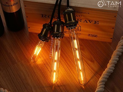 Bóng đèn sợi Led kiểu Edison decor [Vàng ấm - Nhiều kiểu] BONGDEN-04