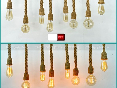 Bóng đèn sợi tóc Edison decor Vintage [Vàng ấm - Nhiều kiểu] BONGDEN-03