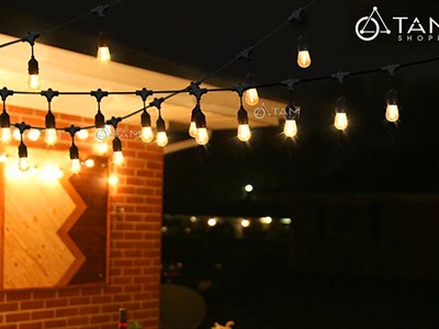 Dây đèn kín nước dùng ngoài trời [Đui đèn E27 - Loại 1] DAYDEN-06