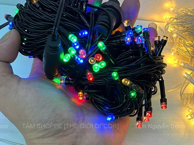 Dây đèn led bóng trơn hàng xịn [Nhiều màu/ Có đầu nối tiếp] DAYDEN-11