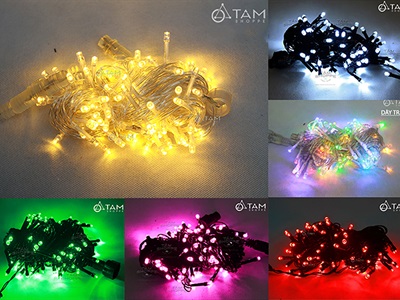 Dây đèn led bóng trơn hàng xịn [Nhiều màu/ Có đầu nối tiếp] DAYDEN-11