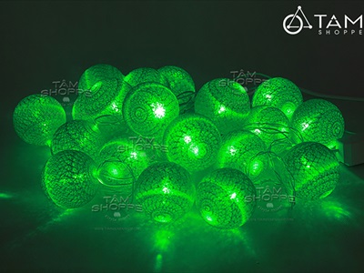 Dây đèn led cotton ball Hàn Quốc [Nhiều màu - Siêu sáng] DAYDEN-07
