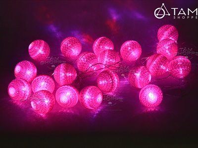 Dây đèn led cotton ball Hàn Quốc [Nhiều màu - Siêu sáng] DAYDEN-07