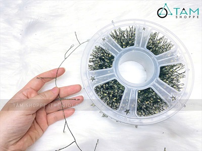 Dây đèn led đom đóm nhánh rễ cây siêu nhiều Led [Dây xanh - Led dày] DAYDEN-04