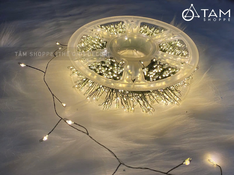 Dây đèn led đom đóm nhánh rễ cây siêu nhiều Led [Dây xanh - Led dày ...