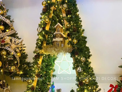 Dây đèn led đom đóm nhánh rễ cây siêu nhiều Led [Dây xanh - Led dày] DAYDEN-04