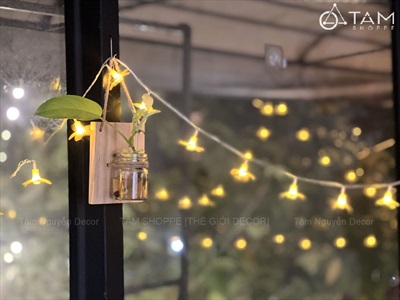 Dây đèn led hoa mai hoa đào phát sáng [Nhiều kiểu - Điện] DAYDEN-24