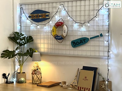 Dây đèn led hoa mai hoa đào phát sáng [Nhiều kiểu - Điện] DAYDEN-24