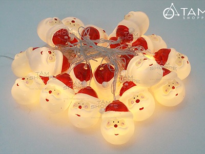 Dây đèn led người tuyết - ông già Noel Giáng sinh [3m 20Led - Điện] DAYDEN-23