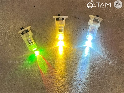 Nút đèn Led gắn lồng đèn, đồ chơi [Vừa vặn/ Sẵn pin] LED-KHAC-04