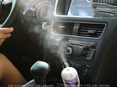 Máy phun sương tạo ẩm đầu điếu thuốc dành cho ô tô MPSTA-01