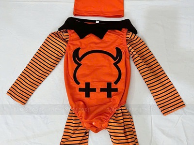 Bộ đồ hóa trang người dơi cam đen cho bé [Vải xịn - 85/90cm] BOHOATRANG-16