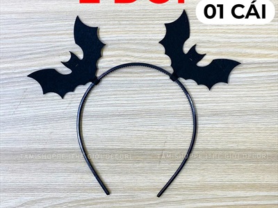 Cài tóc Halloween phụ kiện nỉ đơn giản [Dễ thương - Nhiều kiểu] CAITOC-HLW-01