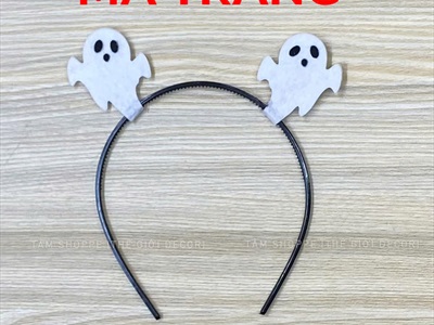 Cài tóc Halloween phụ kiện nỉ đơn giản [Dễ thương - Nhiều kiểu] CAITOC-HLW-01
