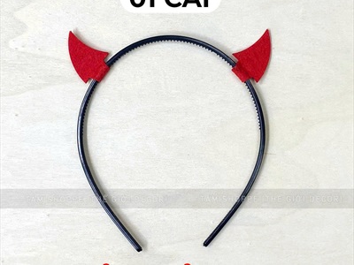 Cài tóc Halloween phụ kiện nỉ đơn giản [Dễ thương - Nhiều kiểu] CAITOC-HLW-01