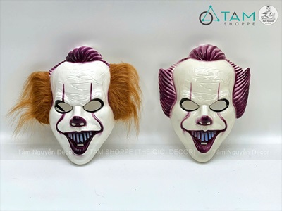 Mặt nạ chú hề ma quái Pennywise [Nhựa/ Dây thun ràng] MATNA-142
