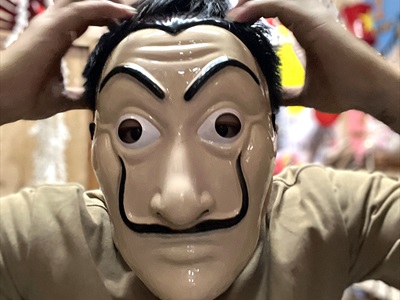 Mặt nạ Salvador Dali - Băng cướp Phi vụ triệu đô [Nhựa/ Dây ràng] MATNA-144